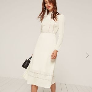 Reformation Natalia Dress in Ivory 4